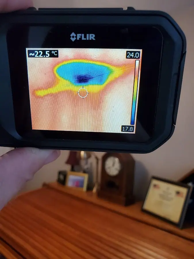 Thermal imaging inspection for water damage in Palm Springs