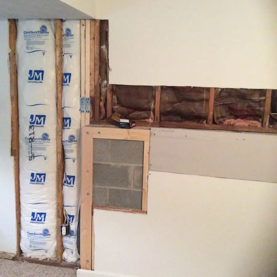 Wall insulation replacement during Odor Removal & Deodorization in Palm Springs